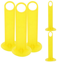 5 pièces cônes foot + supports, disques porte-cônes transport