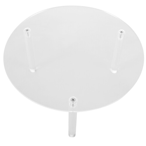 soporte para de bebidas en acrílico transparente