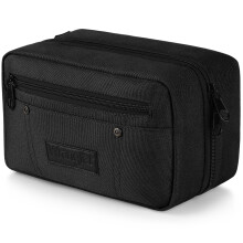 Wrangler  trousse de toilette pour hommes, Kit de rasage de voyage, Kit technique en tissu Oxford, organisateur de salle de bain, cadeaux pour h