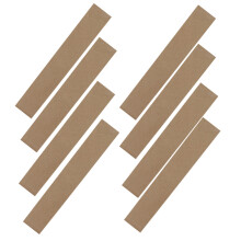jetables en kraft imperméables pour baguettes couverts, 100 pcs