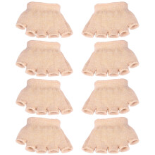 4 paires chaussettes femme orteils ouverts tissu élastique kaki
