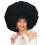 Rubies Rubiner Jumbo Afro Sort paryk til voksne Unisex No Size 2