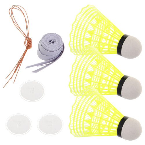 dispositif d'entraînement badminton solo avec volant de
