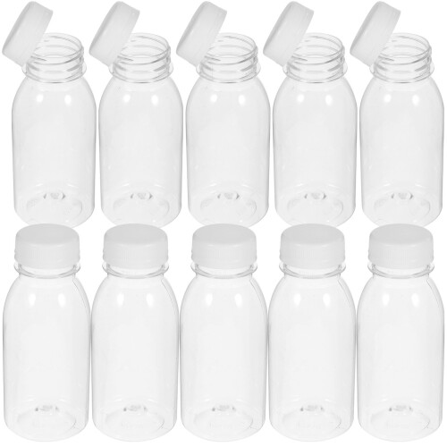 10 pièces bouteille eau plastique 250 ml transparente