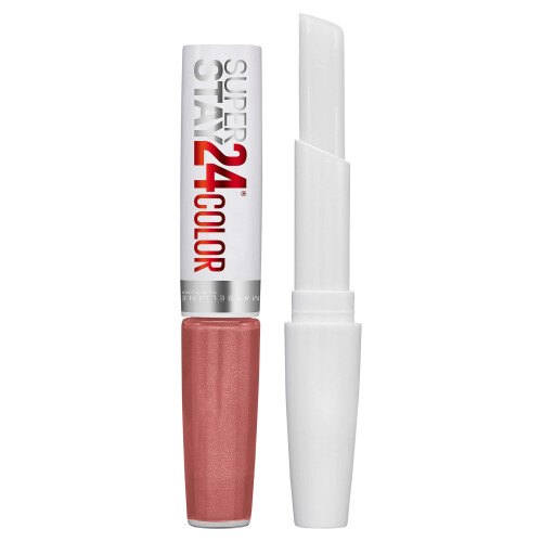 Maybelline Maybelline SuperStay 24 2-Step Υγρό Κραγιόν, Committed Coral, 1 σετ 2