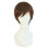 MapofBeauty Peruca Curta Masculina Estilo Reto (Castanho) 1