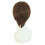 MapofBeauty Peruca Curta Masculina Estilo Reto (Castanho) 3