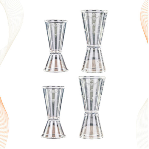 tasse doseuse double extrémité 4 pièces cocktail vin 1