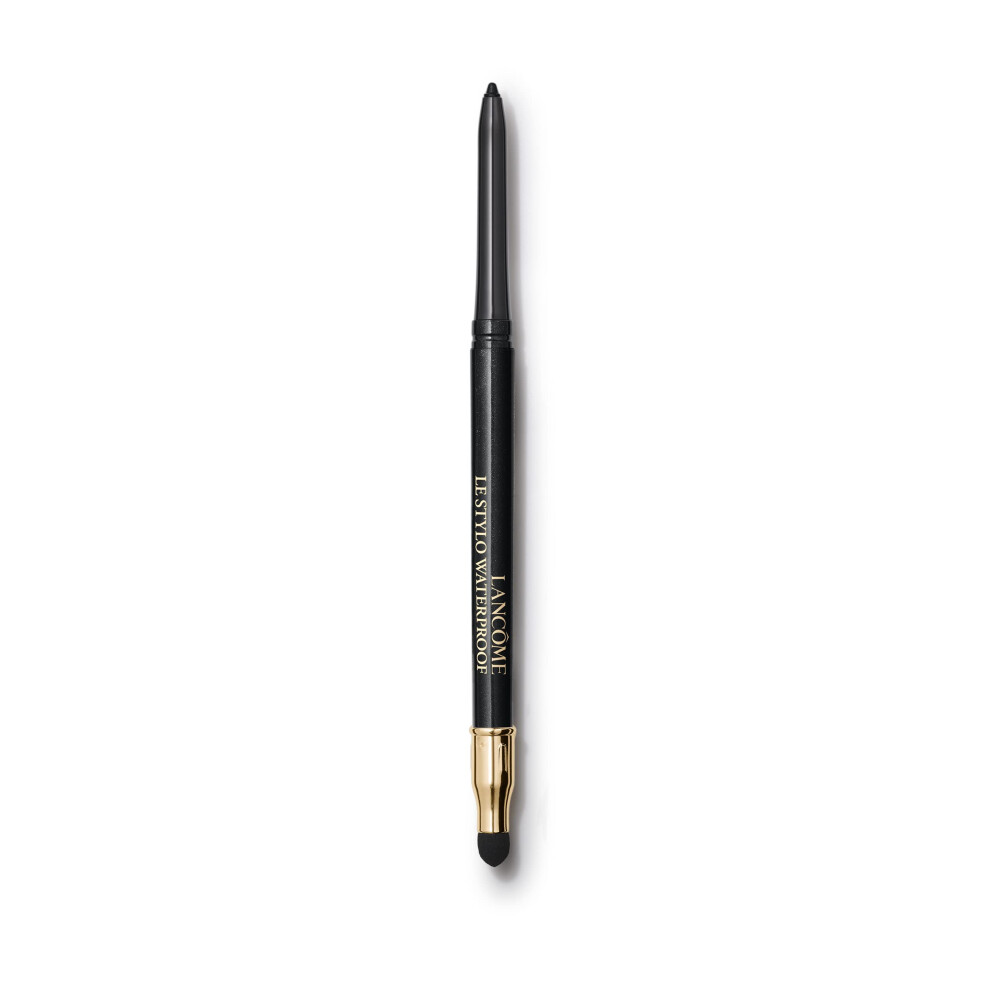 Lancme Black Le Stylo Waterproof Eyeliner Pencil - Creamy & Highly Pigmented - Seamless Blending & Smudging - 02 Noir Intense