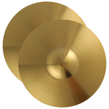 2 pièces cymbales batterie en laiton pour jazz et crash