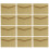 100 kraft vintage vides pour notes miniatures 1