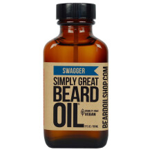 Simply Great Beard Oil - Swagger illatos szakllolaj - Szakllbalzsam 3 oz Easy Applikator - Termszetes - Vegn s Cruelty Free Care for Beards - Am