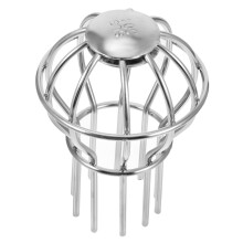 couvercle acier inoxydable pour drain toit évier anti-obstruction