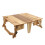table pliante 2-en-1 panier de rangement en 6