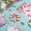 50 pinces en pour photos peintures (rose) 10