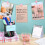 50 pinces en pour photos peintures (rose) 9