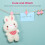 50 pinces en pour photos peintures (rose) 5