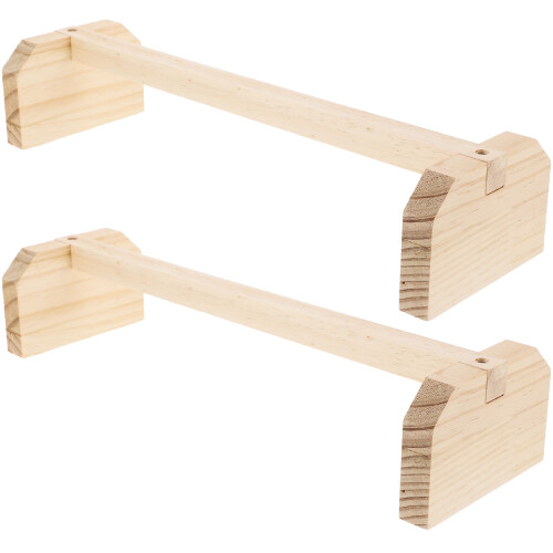 2 pièces support perroquet bac poulet en pour cage 2