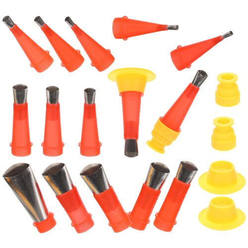 ensemble d'embouts inox pour cartouche de mastic silicone