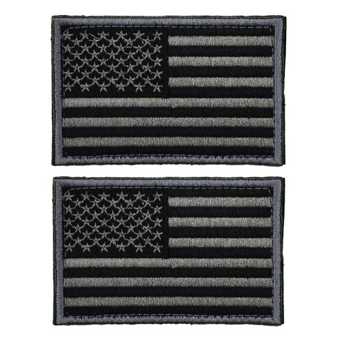 4 américains autocollants gris anthracite pour uniforme 1