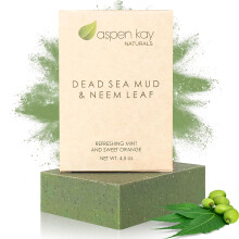 Aspen Kay Naturals Seifenstcke 4,5 Unzen Schlamm und Neem aus dem Toten Meer