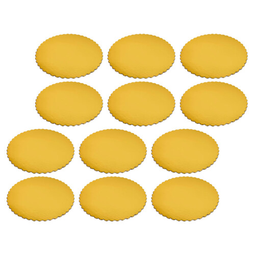 plateau rond 12 pièces pour gâteau mousse, support décor