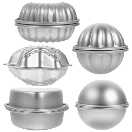 10 pièces moules en aluminium pour de bain sel effervescent