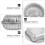 10 pièces moules en aluminium pour de bain sel effervescent 9