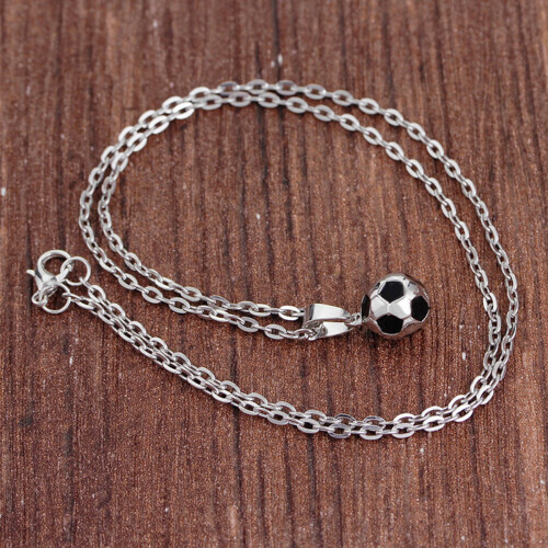 football pendentif ballon or 2