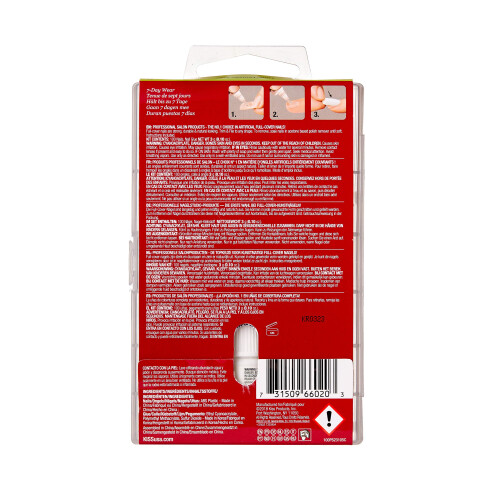 Kiss 100 Acrylic Plain Full-Cover Nails Active Long Square 2
