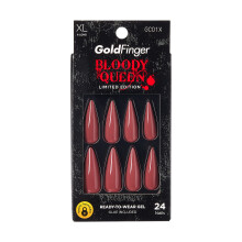KISS GoldFinger Bloody Queen Limited Edition Press-On Nails X-Long (GC01X)