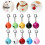 10 pièces pour collier chat, accessoires animaux 10