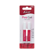 Kiss Pink Gel-Nagelkleber mit 2 Pipetten (1 Packung)