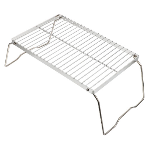 de bbq pliable en acier inoxydable portable robuste