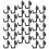 30 crochets j pour tableau perforé, rangement outils bricolage 10