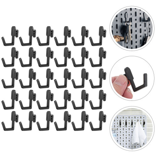 30 crochets j pour tableau perforé, rangement outils bricolage 1