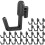30 crochets j pour tableau perforé, rangement outils bricolage 11