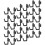 30 crochets j pour tableau perforé, rangement outils bricolage 9