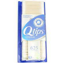 Q-tips Bastoncillos de Algodón Para Higiene y Belleza 100% Algodón 625 Unidades