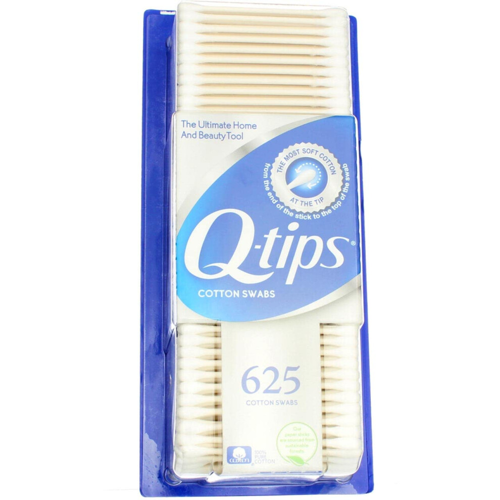 Q-Tips Cotton Swabs, 625 Count