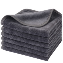 KinHwa bl?de vaskeklude Hurtigtt?rrende ansigtsklude Genanvendelige makeupfjernerklude Mikrofiber ansigtsklude til vask af ansigt Gr? makeup vask