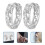 1 paire de boucles d'oreilles cerceaux style rétro dragon 2