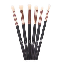 MSQ ?jenb?rstes?t Rose Gold 6 stk ?jenskygges?t ?jenbrynsb?rste Makeup B?rster Eyeliner b?rste til ?jenskygge ?jenbryn Eyeliner Blending Conceale