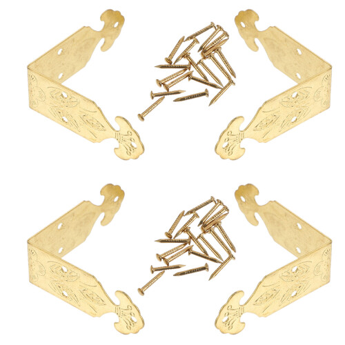 4 sets de protecteurs d'angles en pour , style vintage