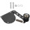 1Set Verstelbare Kettingspanner Motorfiets Ketting Zwart 7