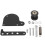 1Set Verstelbare Kettingspanner Motorfiets Ketting Zwart 9