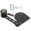 1Set Verstelbare Kettingspanner Motorfiets Ketting Zwart 8