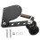 1Set Verstelbare Kettingspanner Motorfiets Ketting Zwart 10