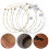 16 pièces cordes acier pour lyre, accessoires de rechange 9