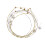 16 pièces cordes acier pour lyre, accessoires de rechange 8